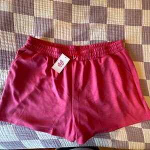 Stylish Pink Women's Athletic Shorts